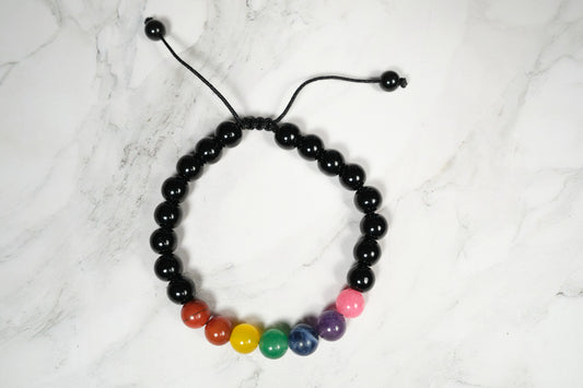 Obsidiana Mate con Cuarzos